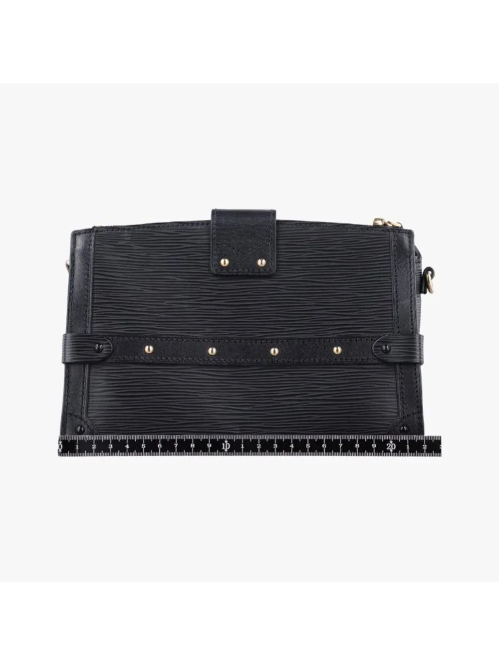 Louis Vuitton Trunk Clutch Black Epi and Present